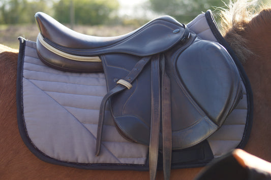 Tapis de selle à poche imperméable - ROSE LILAS
