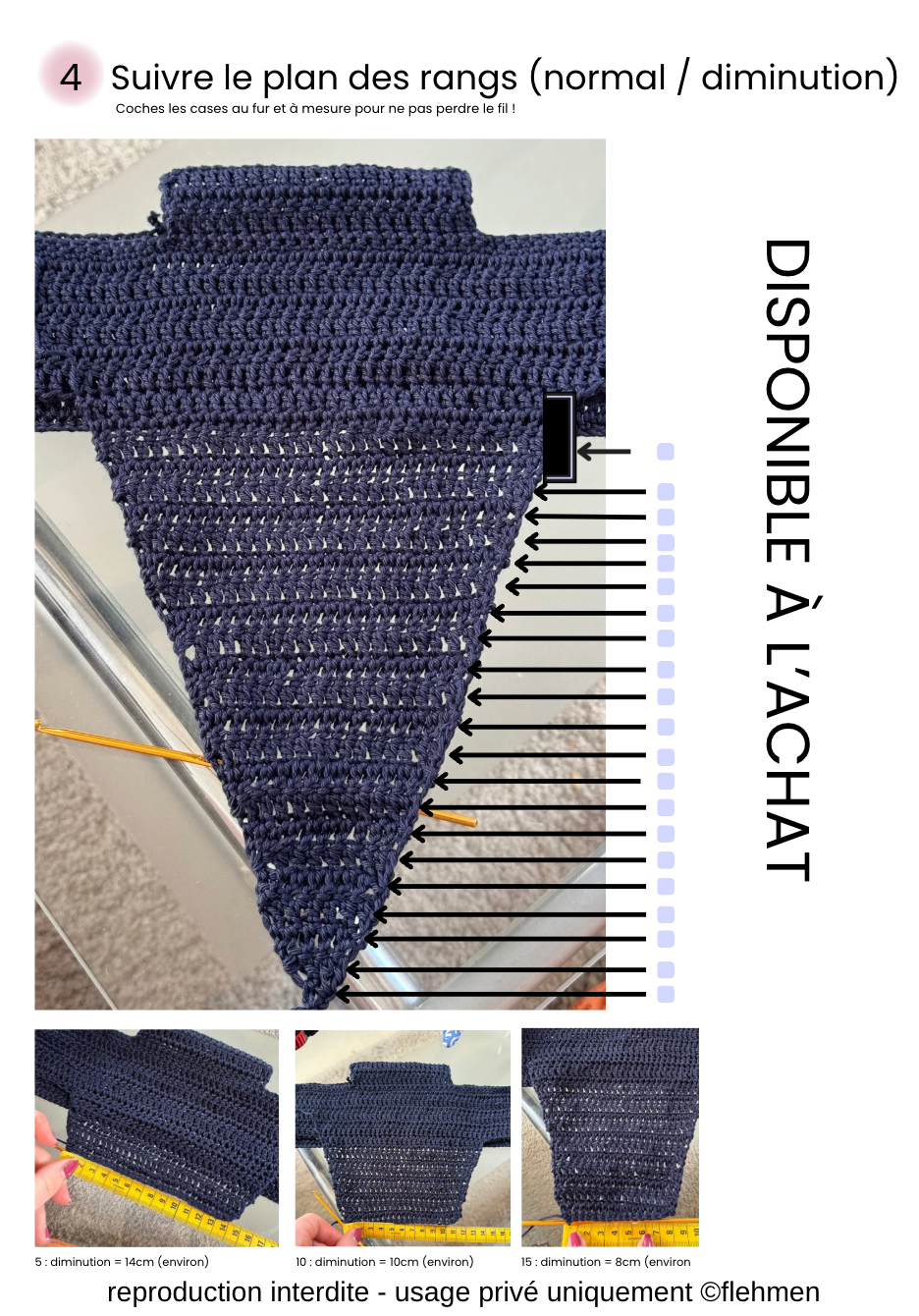 Tutoriel BONNET long CHEVAL (numérique)