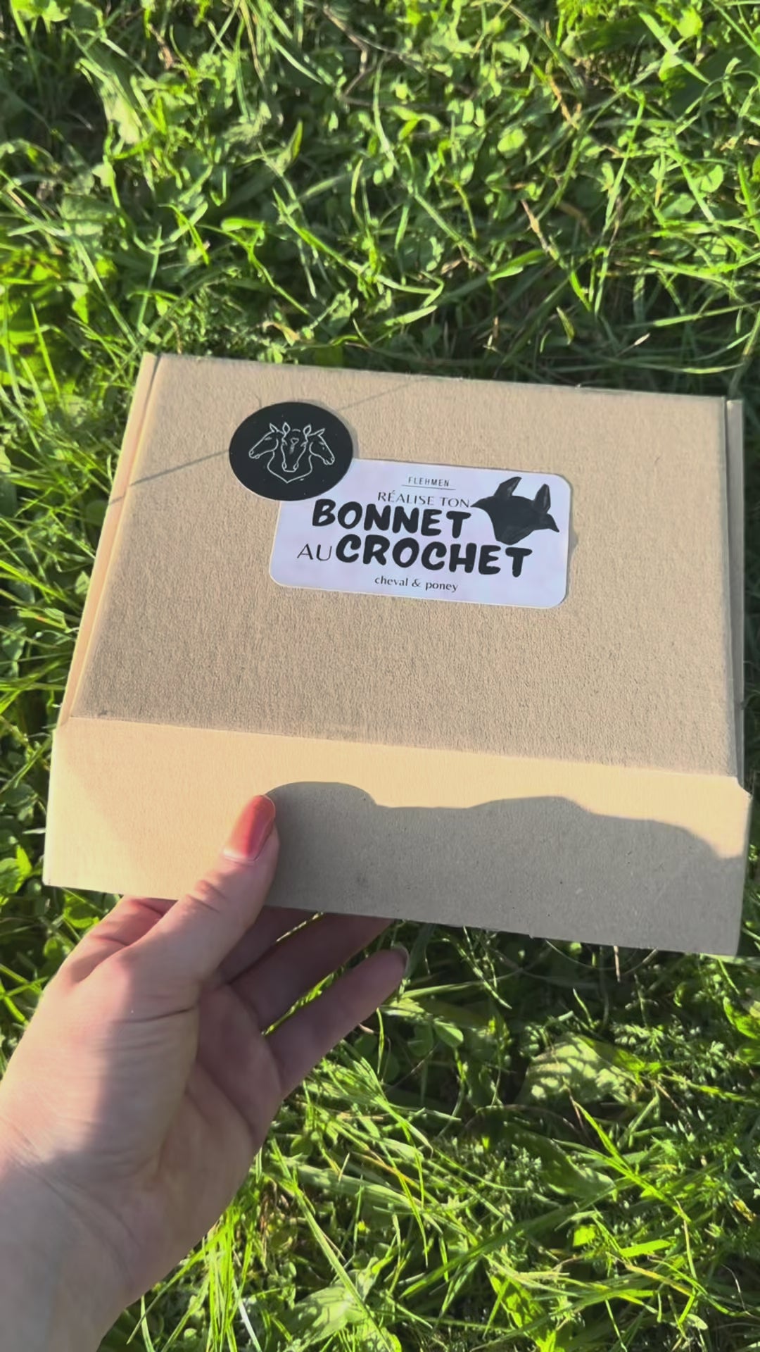 Box DIY "réalise ton bonnet au crochet CHEVAL & PONEY"